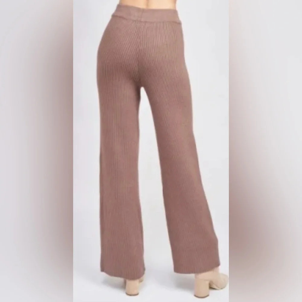 En Saison Brooklyn Wide Leg Knit Pants MEDIUM